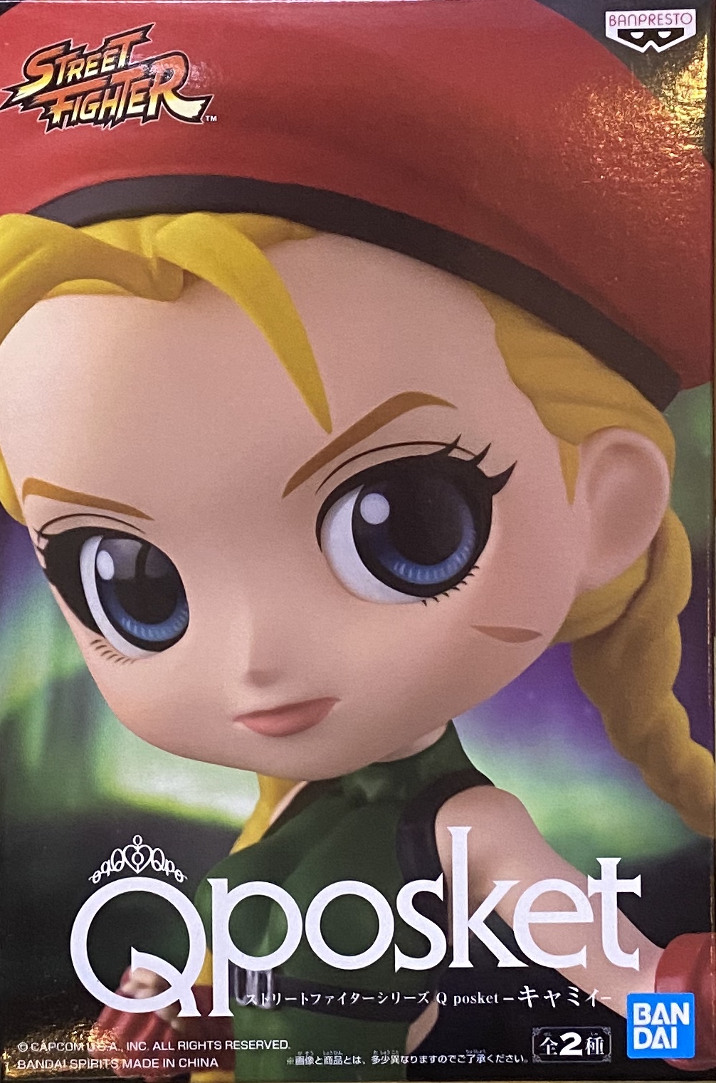 眼鏡廠 Q版人偶 街頭霸王 嘉美 A款 800日圓（HBP-16131）