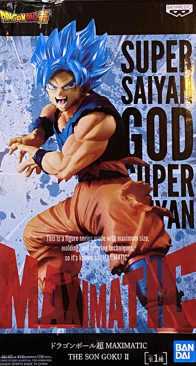 眼鏡廠 龍珠超 MAXMATIC THE 孫悟空 第二彈 超級撒亞人神SSGSS 孫悟空 800日圓（HBP-81923）