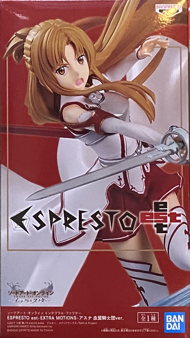 眼鏡廠 ESPRESTO  est EXTRA MOTINS 刀劍神域 亞絲娜 血盟騎士團Ver 800日圓（HBP-81842）