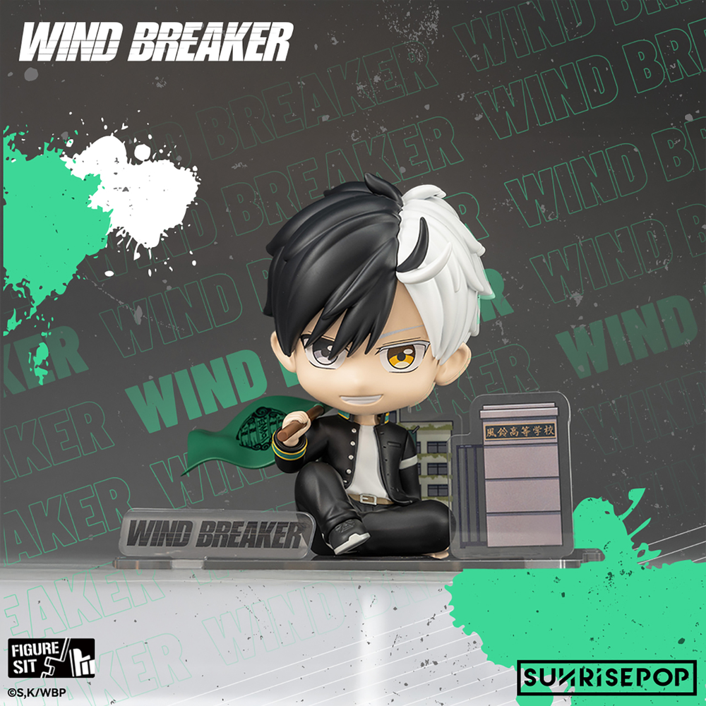 SUNRISEPOP ANI-TWO 防風少年 坐姿公仔擺件 櫻遙 249元（SRE-WBFS001）