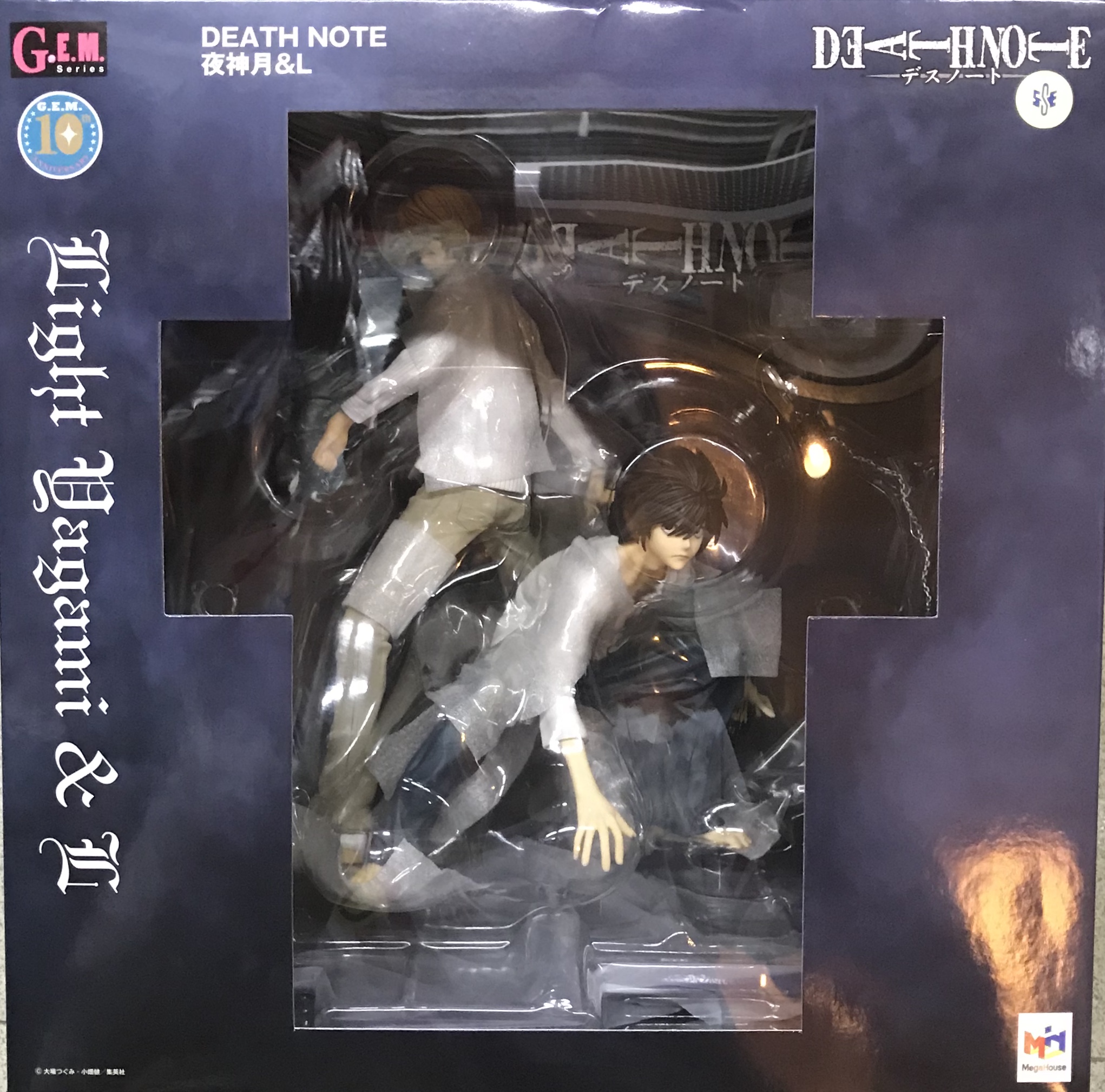 Mega House 限定 G·E·M系列 死亡筆記 夜神月&L 27000日圓（HMG-82654）