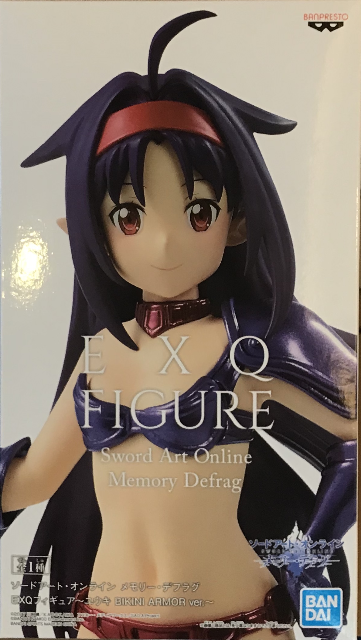 眼鏡廠 EXQ 刀劍神域 記憶寄存器 優紀 比堅尼裝甲 800日圓（HBP-39593）