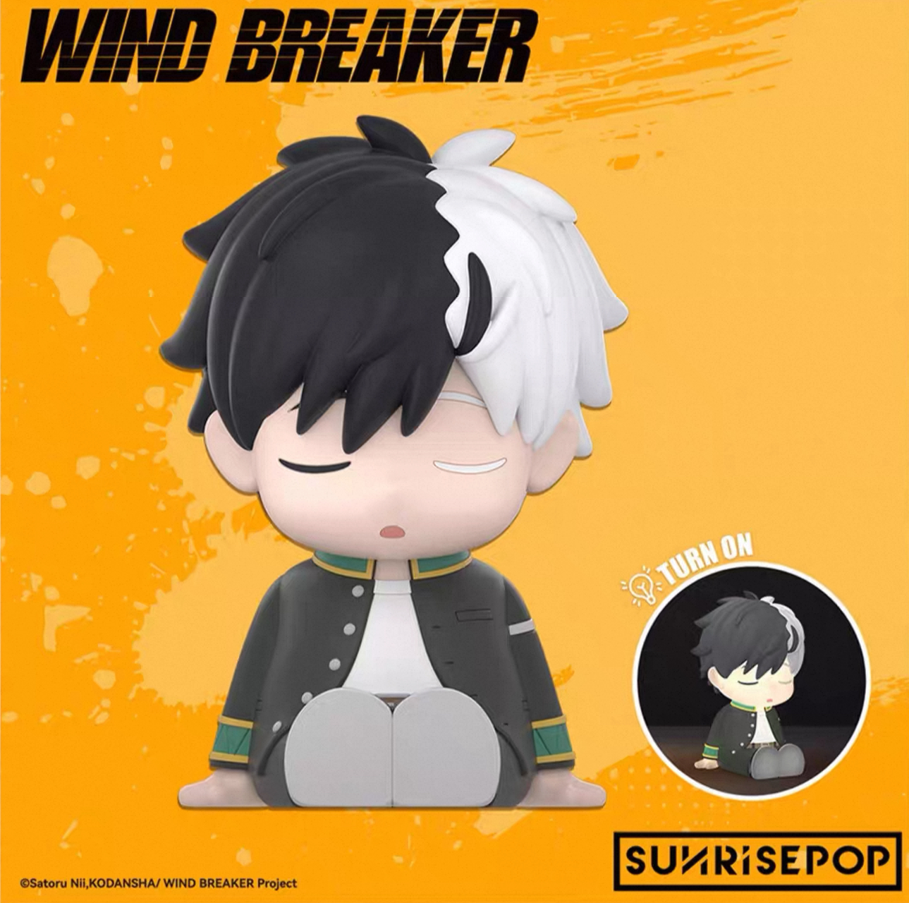 SUNRISEPOP ANI-TWO  防風少年 角色造型拍拍燈 櫻遙 249元（SRE-WBNL001）