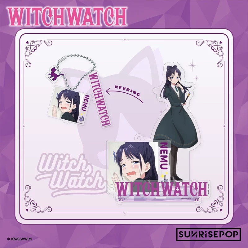 SUNRISEPOP ANI-TWO 魔女與使魔 角色造型亞克力立牌01 音夢 89元（SRE-WWAC008）