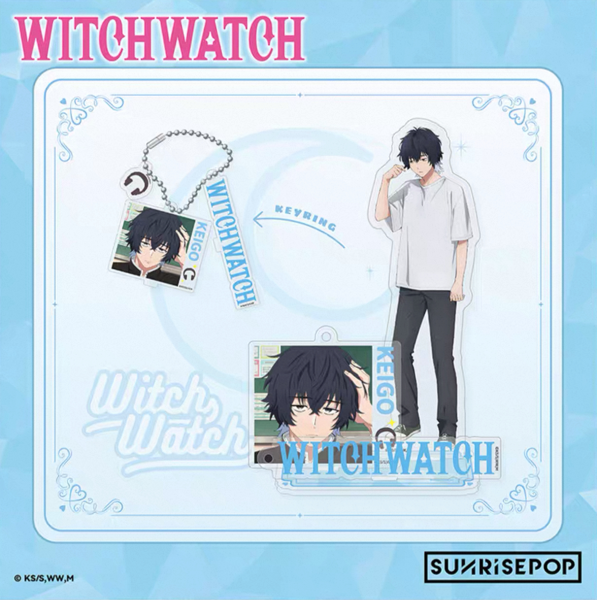 SUNRISEPOP ANI-TWO 魔女與使魔 角色造型亞克力立牌01 圭護 89元（SRE-WWAC009）