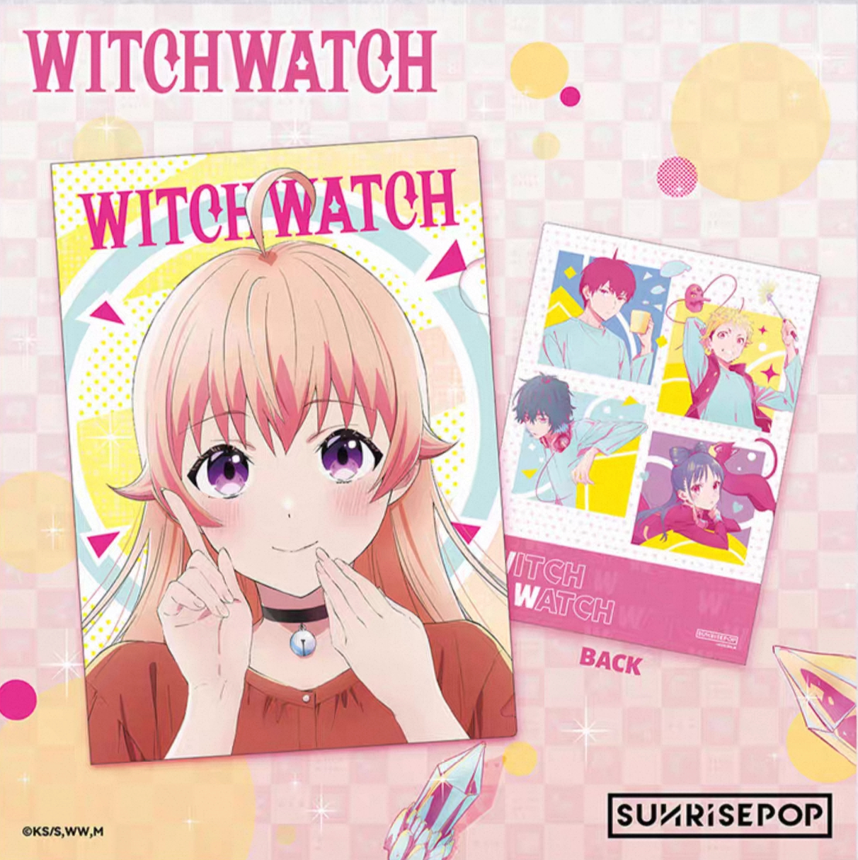 SUNRISEPOP ANI-TWO 魔女與使魔 A4文件夾 39元（SRE-WWAC035）
