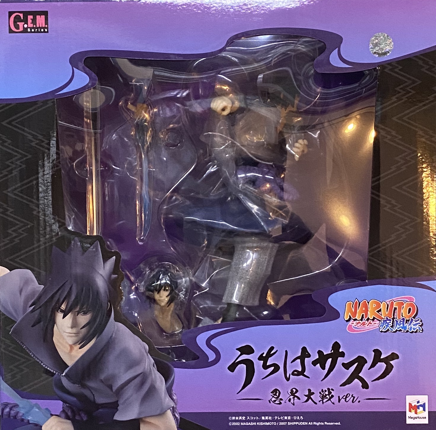 Mega House 限定 G·E·M 系列 火影忍者疾風傳 宇智波佐助 忍界大戰Ver 13000日圓（HMG-82811）