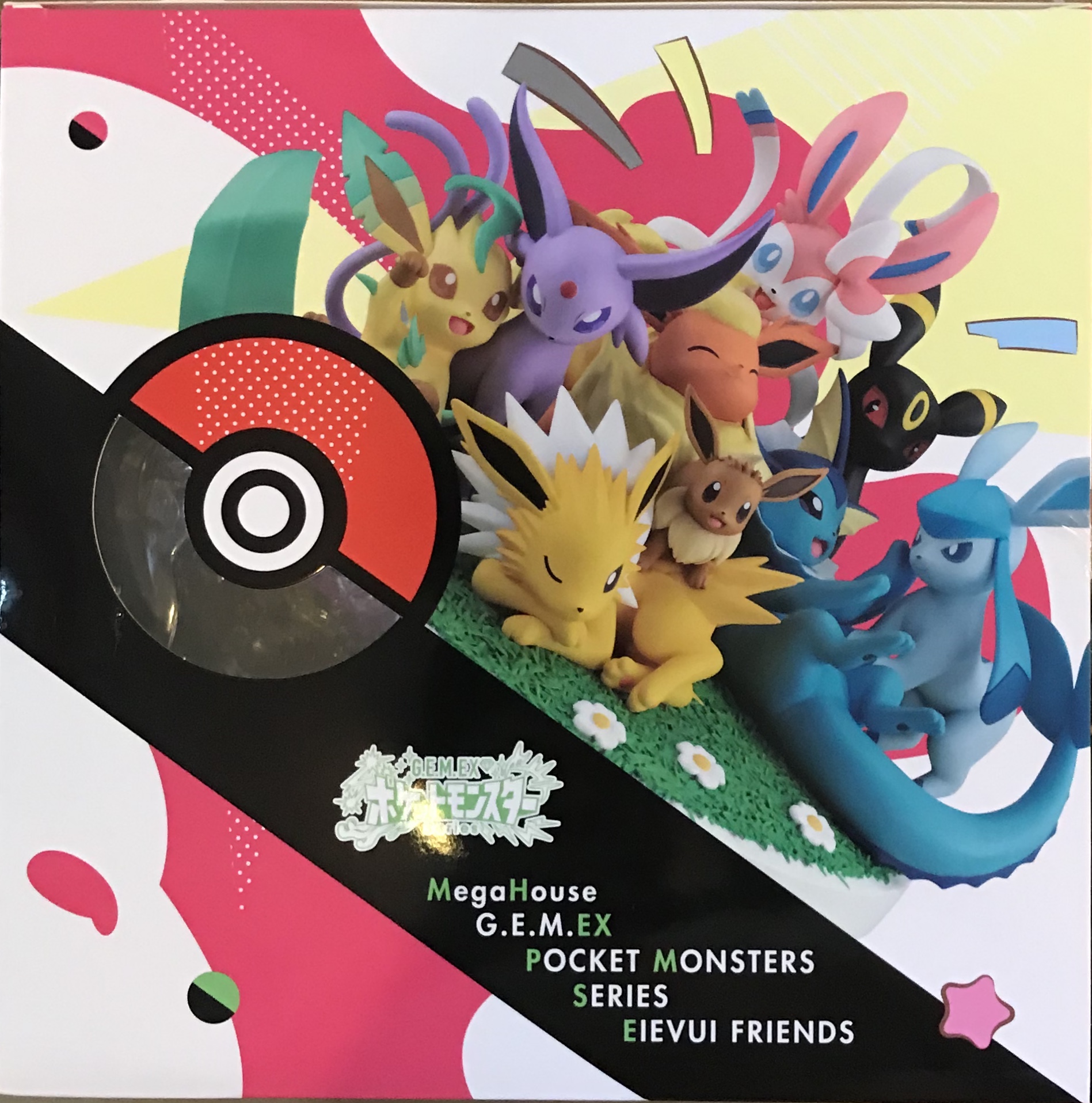 Mega House 限定 G·E·M EX系列 寵物小精靈 伊布家族 11000日圓（HMG-82762）