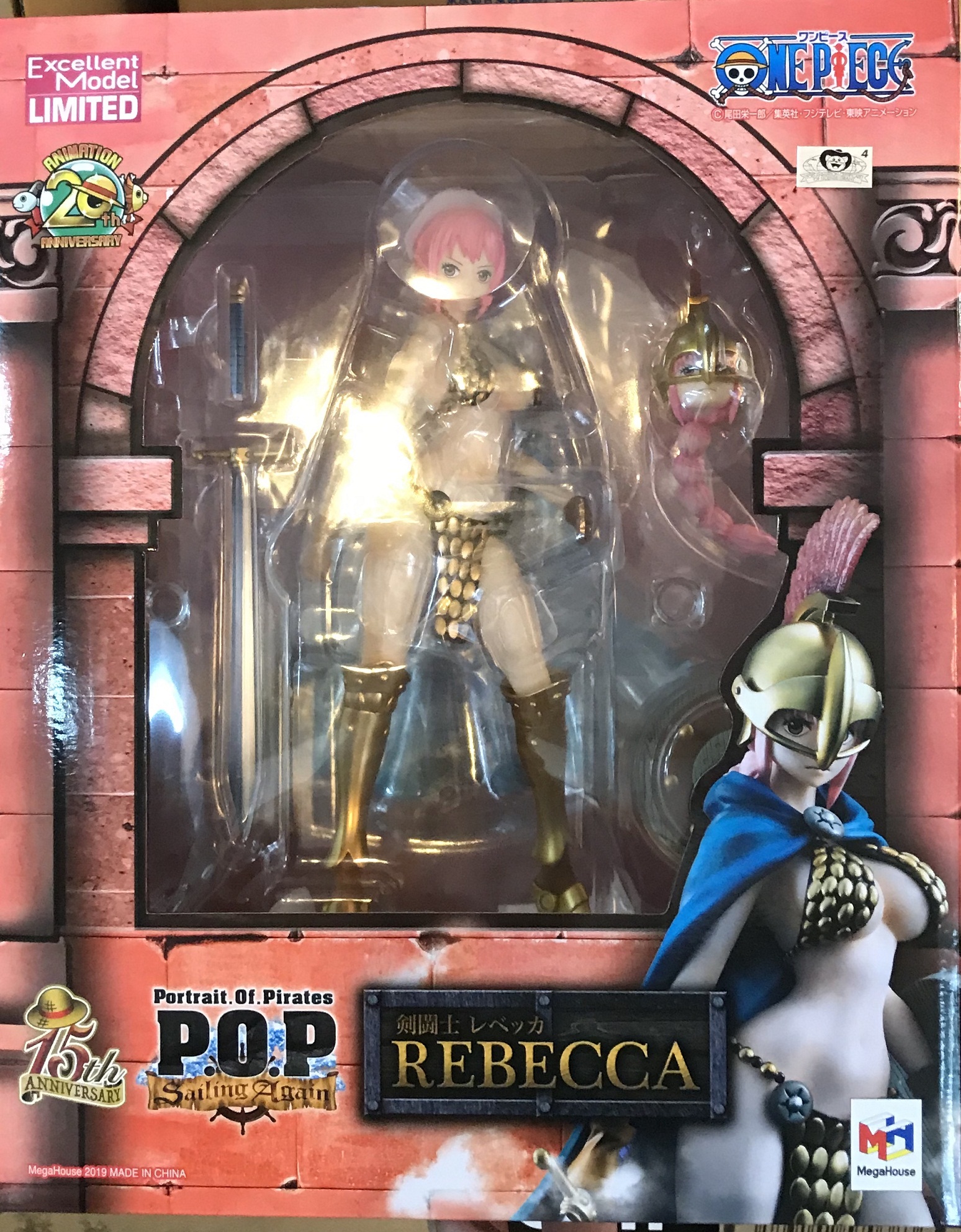 Mega House 限定 P·O·P 海賊王 再次起航 劍鬥士 蕾貝卡 9250日圓（HMG-82778）