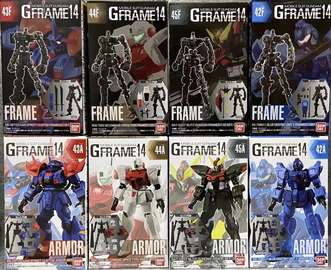 糖果盒蛋 G-FRAME 機動戰士高達 第14彈 500日元（HCT-58328WO）