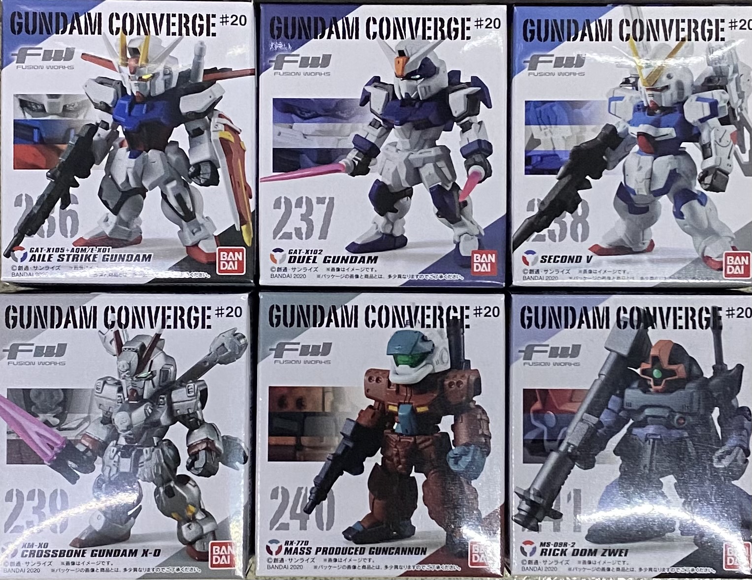 糖果盒蛋 FW 機動戰士高達系列 第20彈 500日圓（HCT-46615WO）