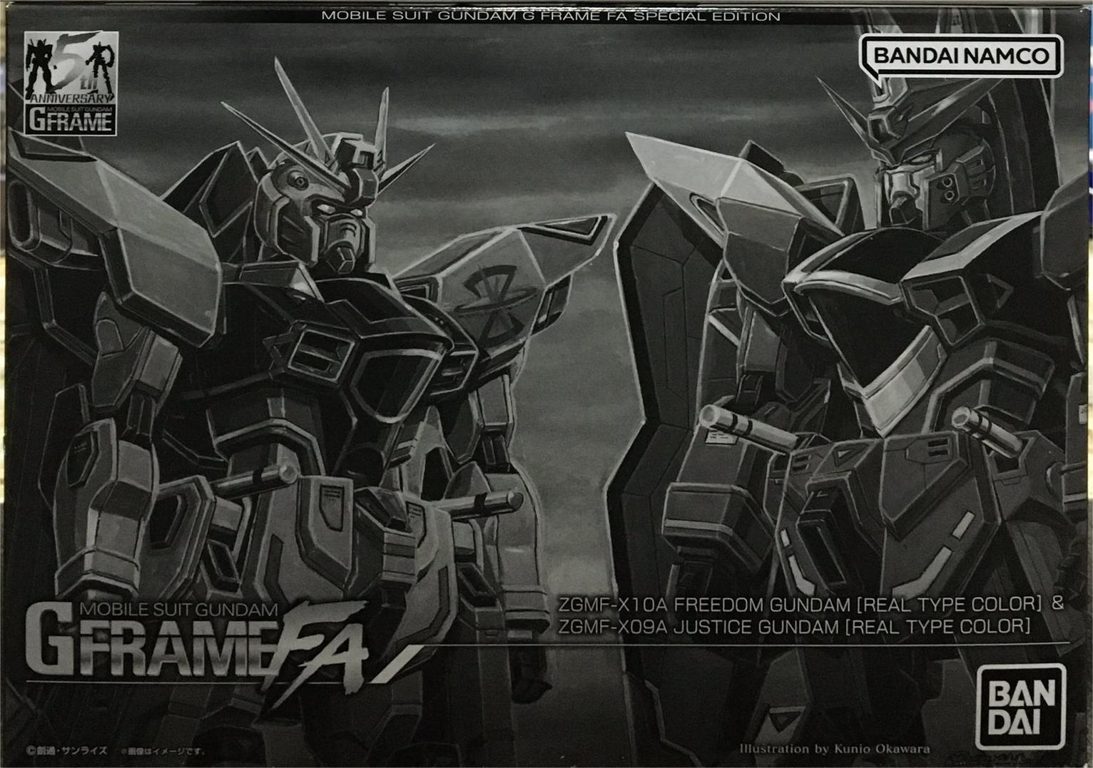 限定 糖果盒蛋 G FRAME FA 機動戰士高達SEED 自由高達&正義高達 實戰配色套裝 7250日元（HCT-91194WO）