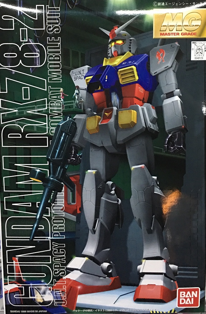 模型 MG 1/100 RX-78-2 元祖高達 2500日元（HGD-48129）