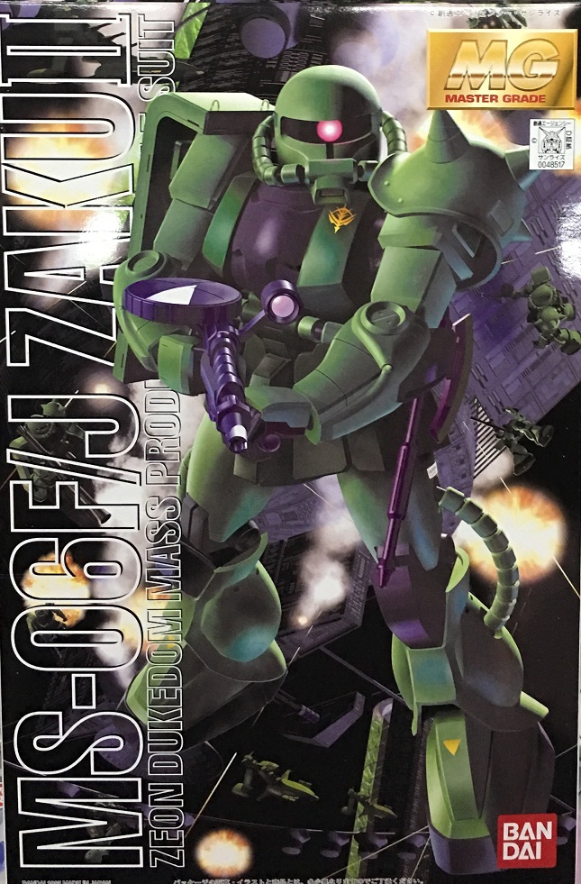 模型 MG 1/100 MS-06F/J 渣古II 2500日元（HGD-48517）