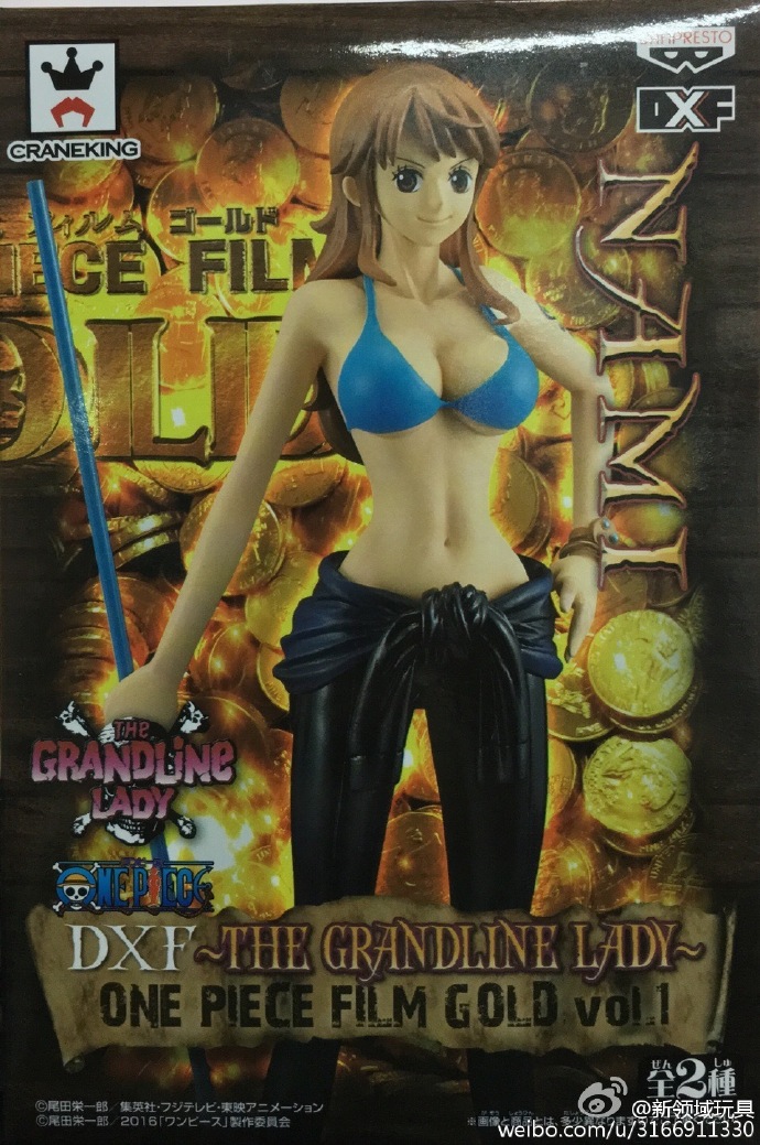 眼鏡廠 DXF 偉大航路的女人系列 海賊王劇場版GOLD Vol.1 A 娜美 800日圓 （HBP-36521）