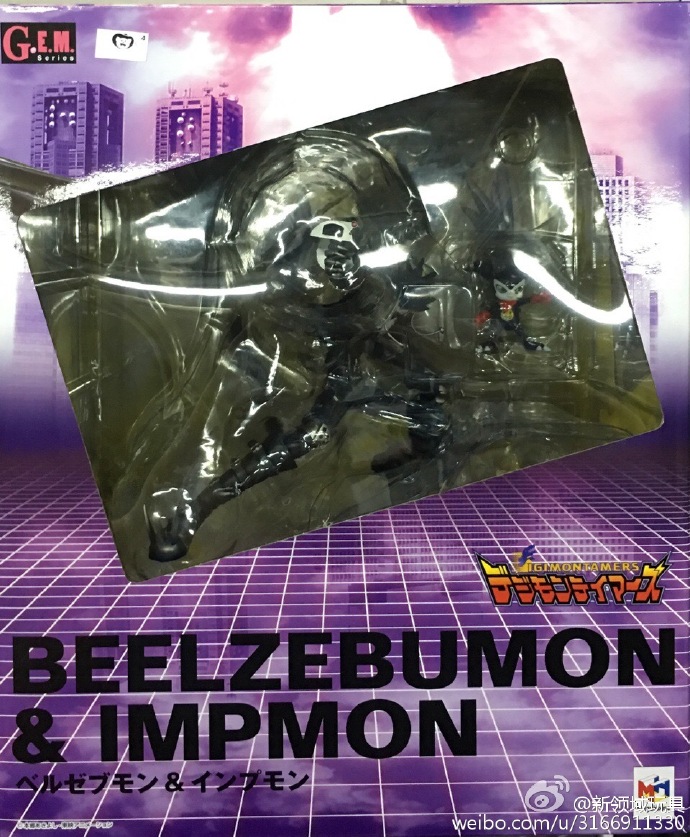 Mega House 限定 G.E.M 數碼暴龍3 墮天地獄獸爆裂型態&小妖獸 13200日圓（HMG-821127）