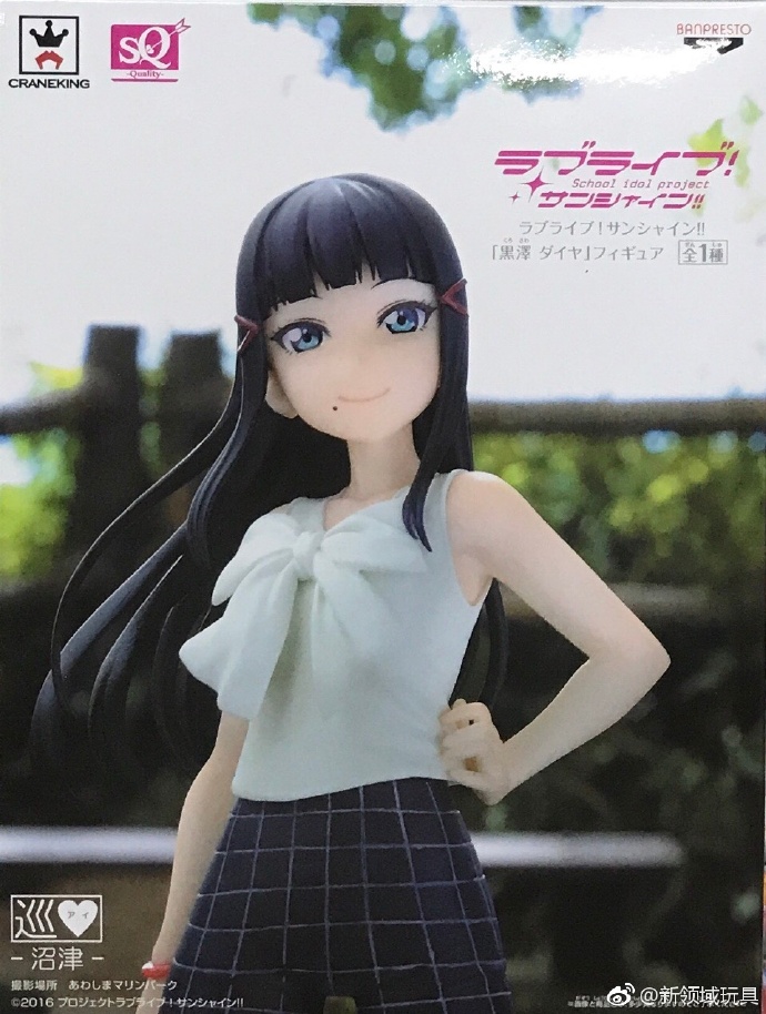 眼鏡廠 SQ系列 校園偶像 Love Live sunshine 黑澤黛雅 800日圓（HBP-37363）  ​​​