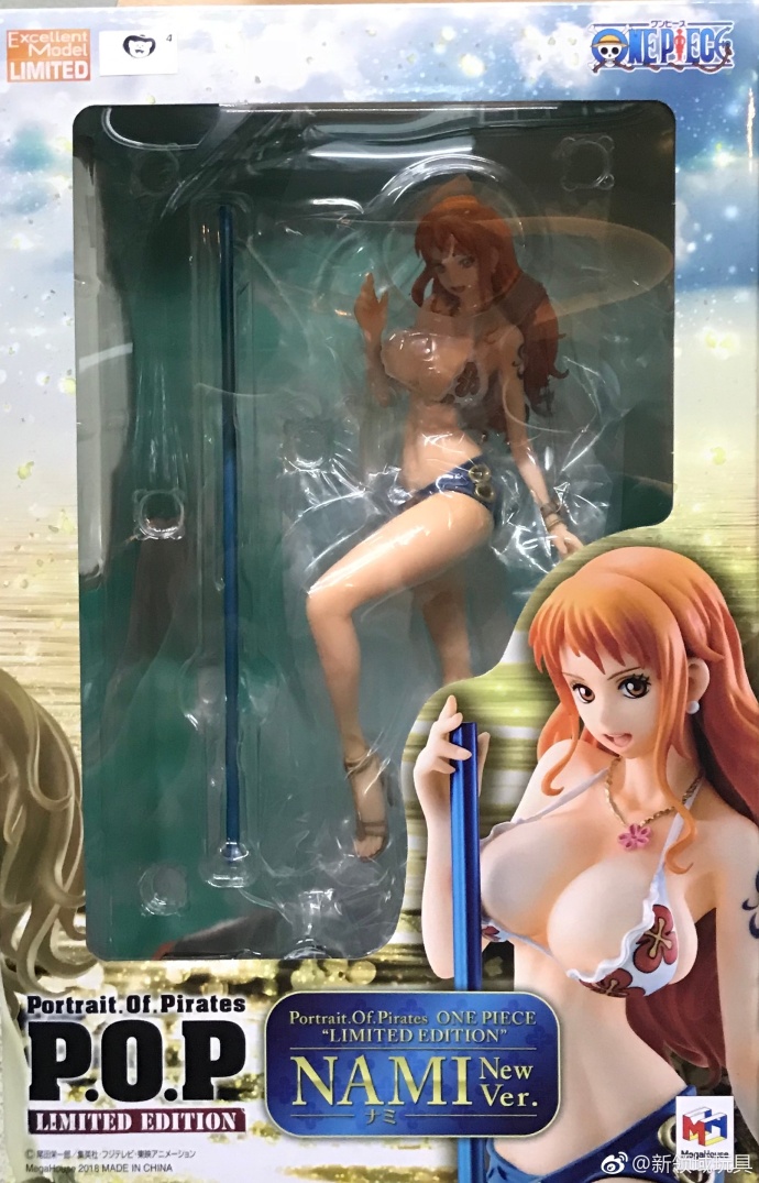 Mega House 限定 P·O·P 海賊王 娜美 NEW.Ver 9250日圓（HMG-71584）