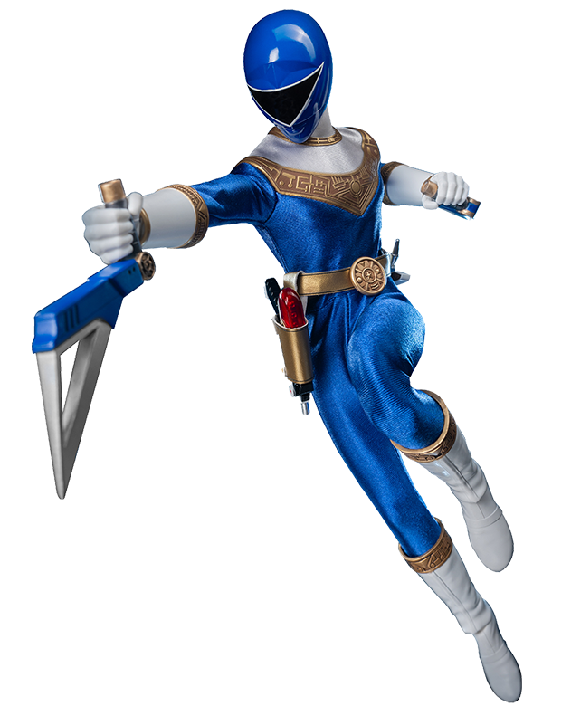 threezero 《希奥战队》FigZero系列1/6蓝战士人偶860元（3Z0585）