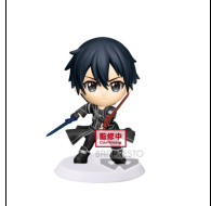 豆丁Q角色 刀剑神域爱丽丝篇异界战争 A款 桐人 571日元(HBP-16364)
