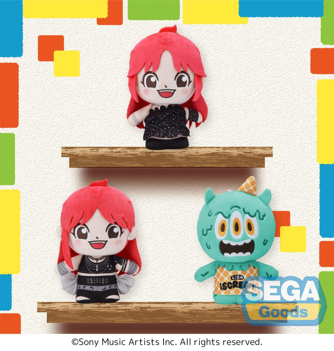 SEGA世嘉 玩偶 LiSA ‐LANDER／ASiA TOUR／i SCREAM‐90元（115-1126834）