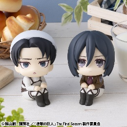 MegaHouse限定 抬头望 进击的巨人 利威尔 打扫ver.&三笠·阿克曼 套装8500日元（HMG-849435）