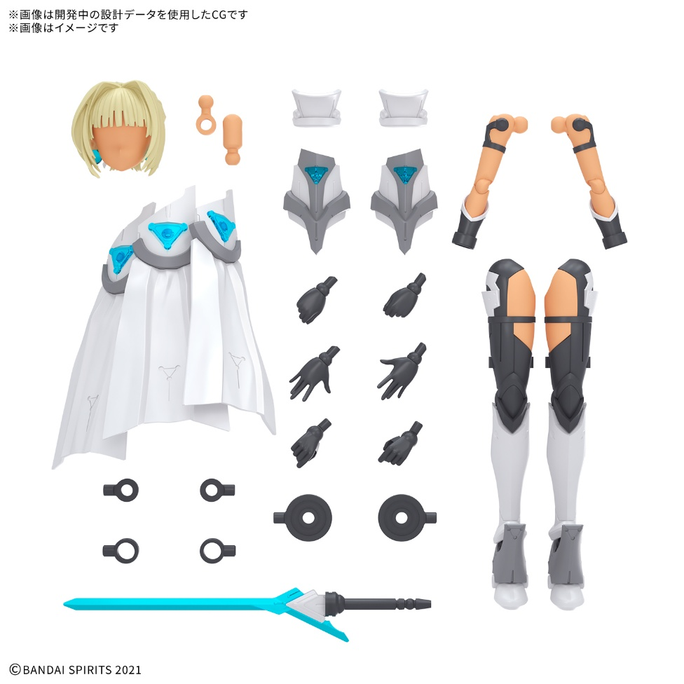 模型30MS 配件套组23 女武神装束 配色C 2000日元（HGD-5069198）