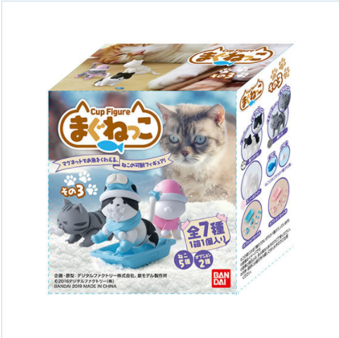 盒裝扭蛋 貓咪可動玩偶系列 第三 330日圓（HCP-44625）