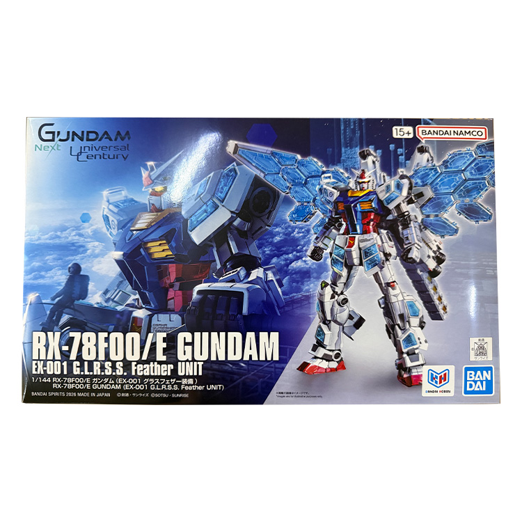 模型 1/144 機動戰士高達 RX-78F00/E 高達 玻璃羽翼 3600日元（HGD-5073583）