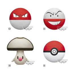 眼镜厂精灵宝可梦 毛公仔 霹雳弹 顽皮弹 宝贝球菇 精灵球-混箱119元（HBP-88712）