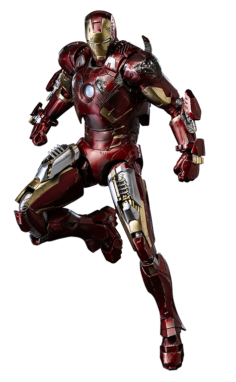 《漫威：无限传奇》DLX系列1/12比例Mark7（战损版）收藏级可动人偶 810元（3Z0969）