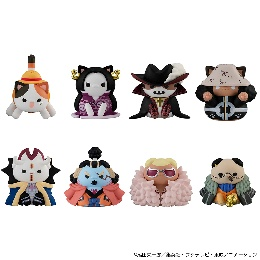MegaHouseMEGA CAT PROJECT 航海王 航海喵 路飞与王下七武海 再版818日元（HMG-851575)
