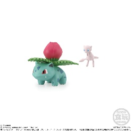 糖果盒蛋【PB】宝可梦Scale World 关都地区 04 梦幻&妙蛙草（无口香糖）680日元（HCT-92002WO)
