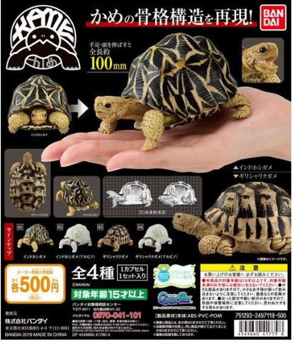 扭蛋 烏龜 變形玩具 500日圓（HCP-41779）