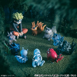 MegaHouse限定 G.E.M. 火影忍者疾风传 漩涡鸣人&尾兽套装 再版8182日元（HMG-845895)