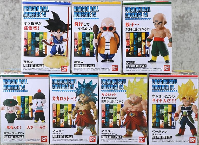 糖果盒蛋  龍珠 ADVERGE 角色造型系列 第14彈 500日元（HCT-54299WO）