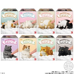 糖果盒蛋万代 MOCHIRIKORORIN 猫咪系列（无口香糖）-混箱320日元（HCT-91944WO)
