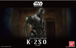模型 星球大战 人物 1/12 侠盗一号 战斗机器人 K-2SO 2400日元（HGD-209433）