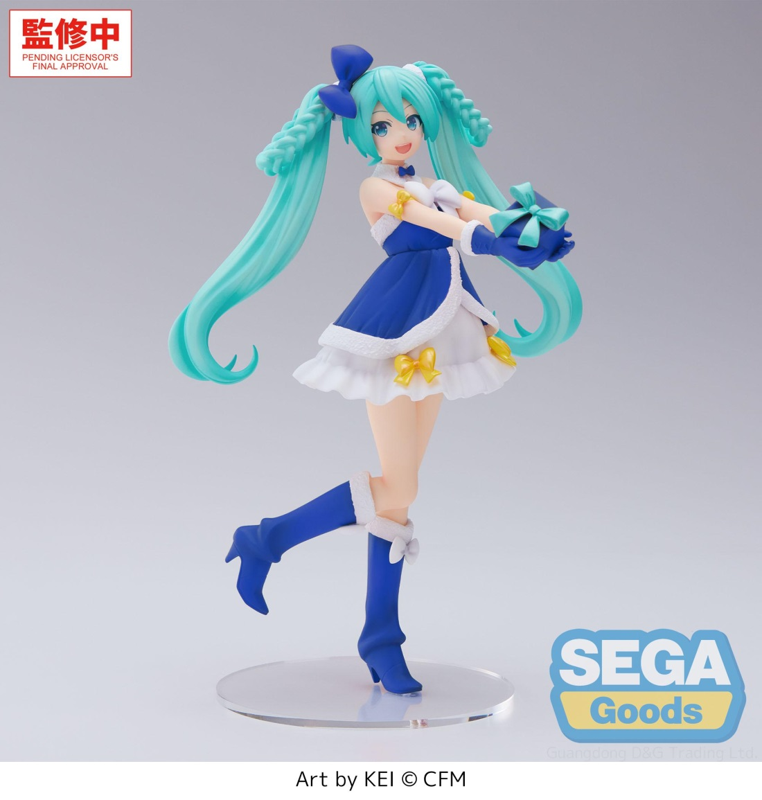 SEGA世嘉 High Premium Figure  初音未来 蓝宝石圣诞版102.5元（115-1126264）