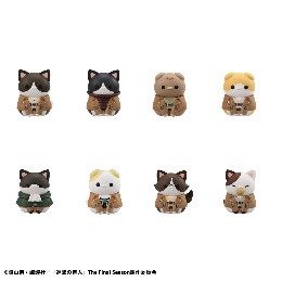 MegaHouseMEGA CAT PROJECT 进击的巨人 进击的喵 调查兵团集合喵 再版818日元（HMG-845345)