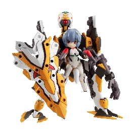 MegaHouse限定 桌面武装 新世纪福音战士新剧场版 绫波丽&零号机（改）8800日元（HMG-845680)