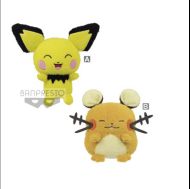 精灵宝可梦 宠物紧拥 比超&电电鼠 毛公仔 800日元(HBP-16359)