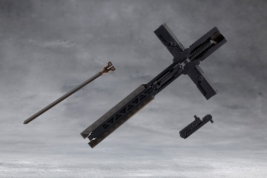 寿屋拼装模型 无线邂逅 变形组件 重十字枪2 黑色ver.95元（CX048）