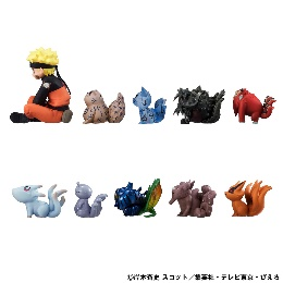 MegaHouse限定 G.E.M. 火影忍者疾风传 漩涡鸣人&尾兽套装 再版8182日元（HMG-845895)