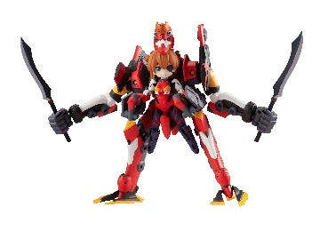 MegaHouse 限定 桌面武装 新世纪福音战士新剧场版 式波·明日香·兰格雷&2号机 再版8800日元（HMG-845697)
