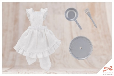 寿屋手办 配件 创彩少女庭院 小小衣橱 花边围裙 白色2000日元（CL036）