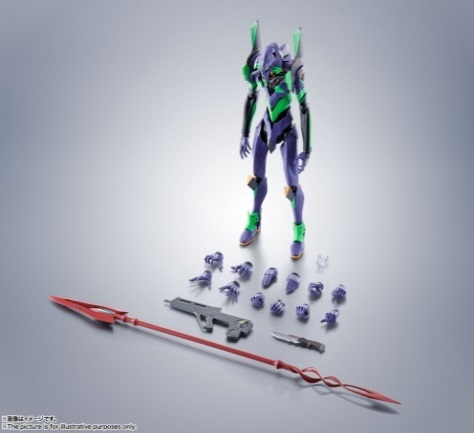 ROBOT魂 <SIDE EVA> EVA初号机＋卡西乌斯之枪9000日元（HGT-69325）
